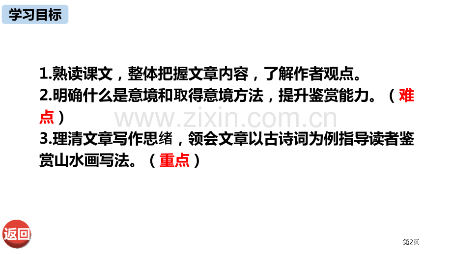 语文九年级下册第4单元14山水画的意境pptppt省公开课一等奖新名师比赛一等奖课件.pptx_第2页