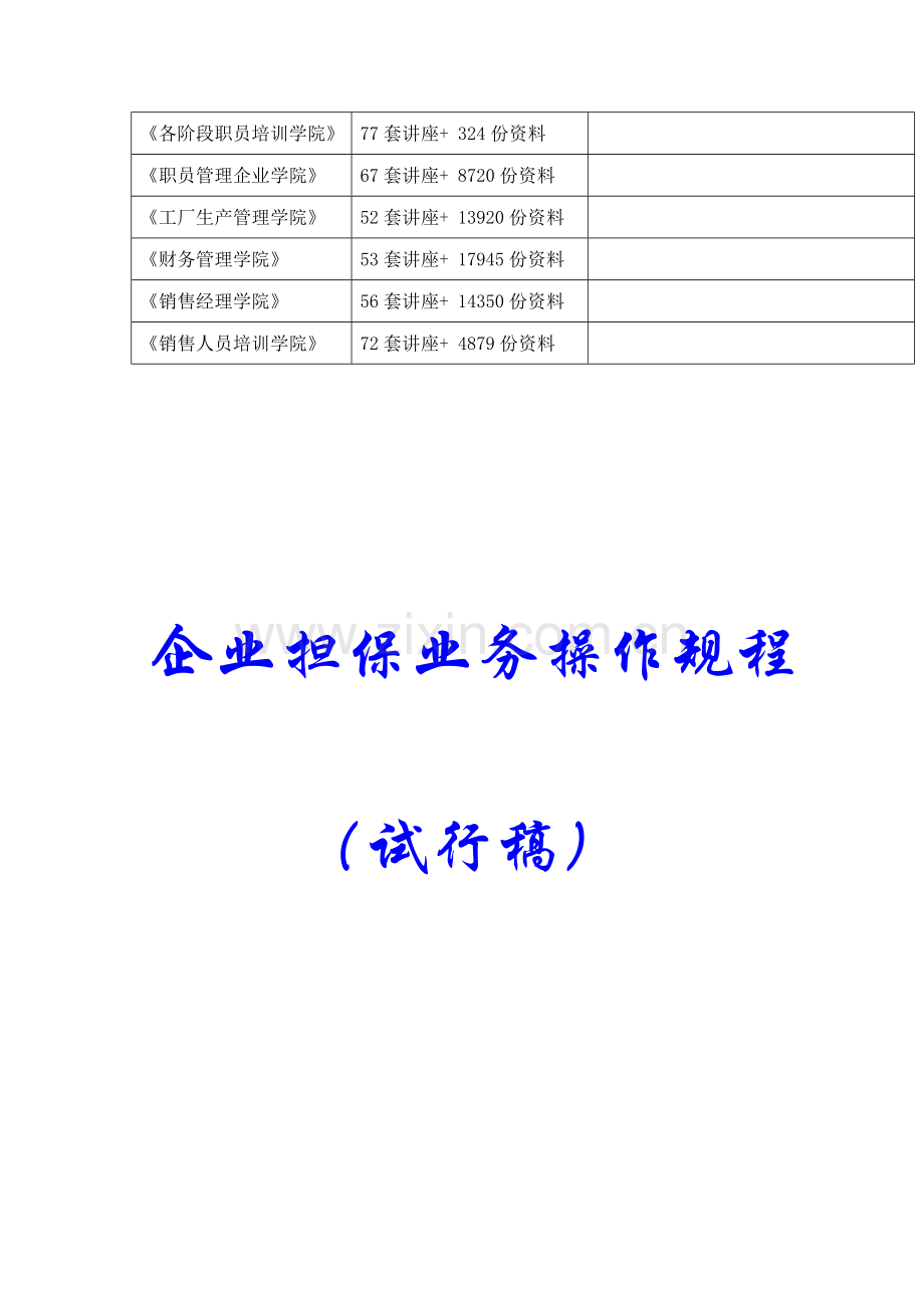 试谈公司担保业务操作规程样本.doc_第2页