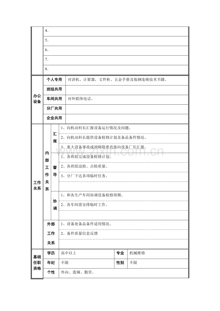 机动科副科长岗位职责样本.doc_第2页