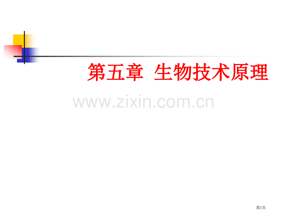 生物技术原理市公开课一等奖百校联赛特等奖课件.pptx_第1页