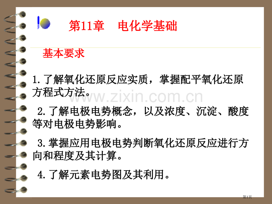 理解氧化还原反应的实质掌握配平氧化还原方程式的方法市公开课一等奖百校联赛特等奖课件.pptx_第1页