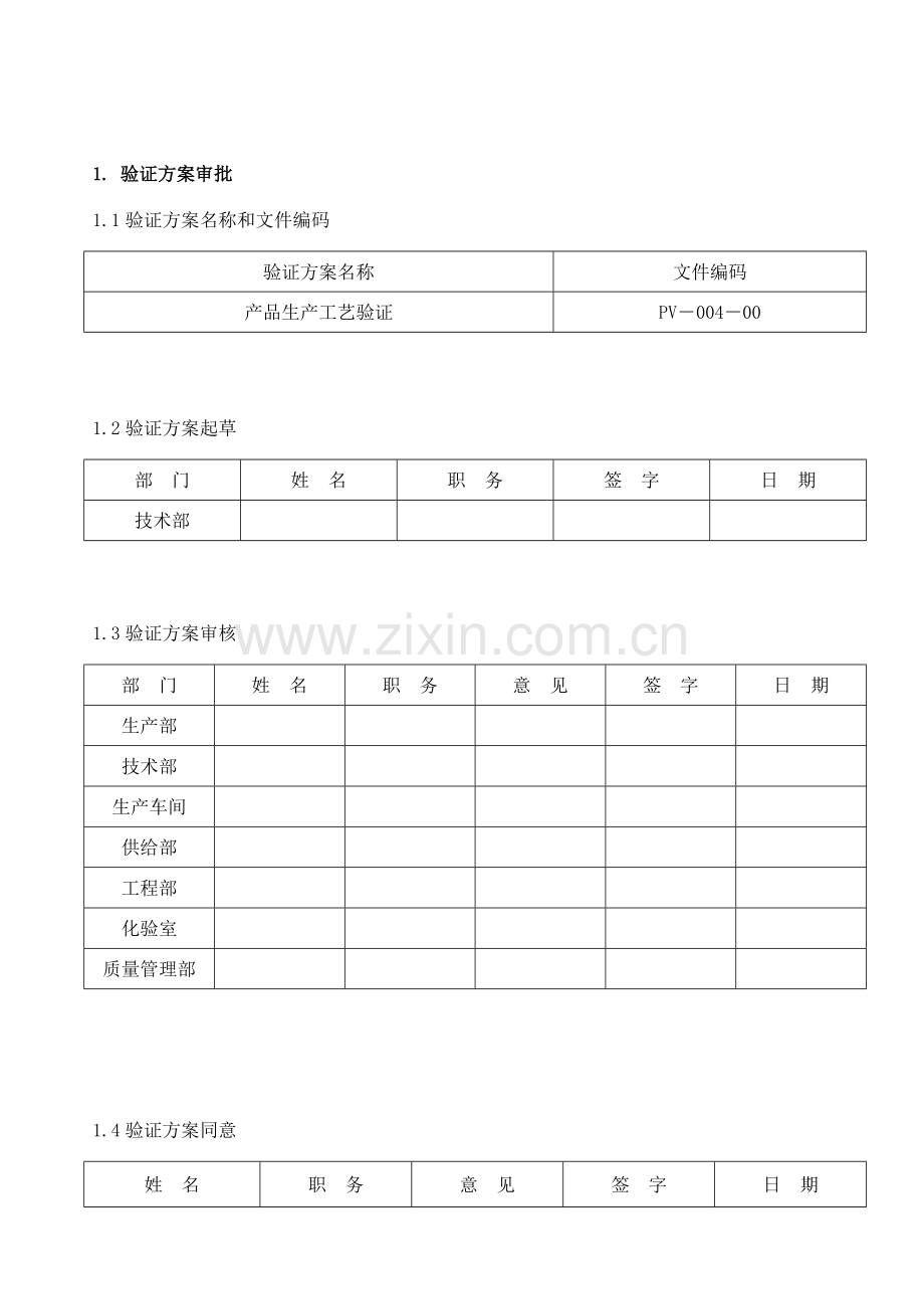 泡腾片工艺验证模板.doc_第2页