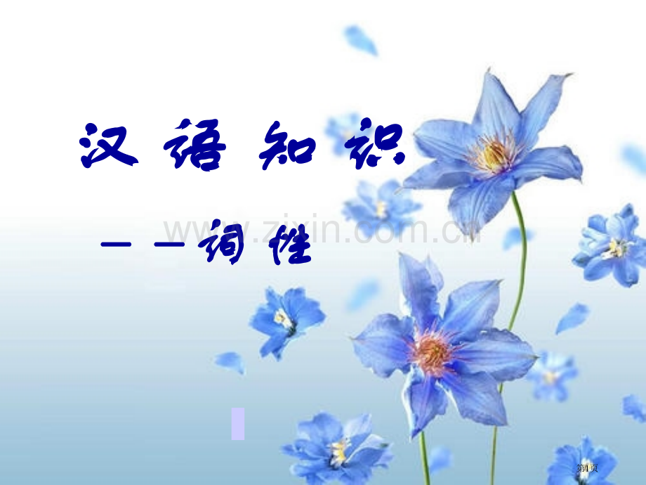 现代汉语词性市公开课一等奖百校联赛获奖课件.pptx_第1页
