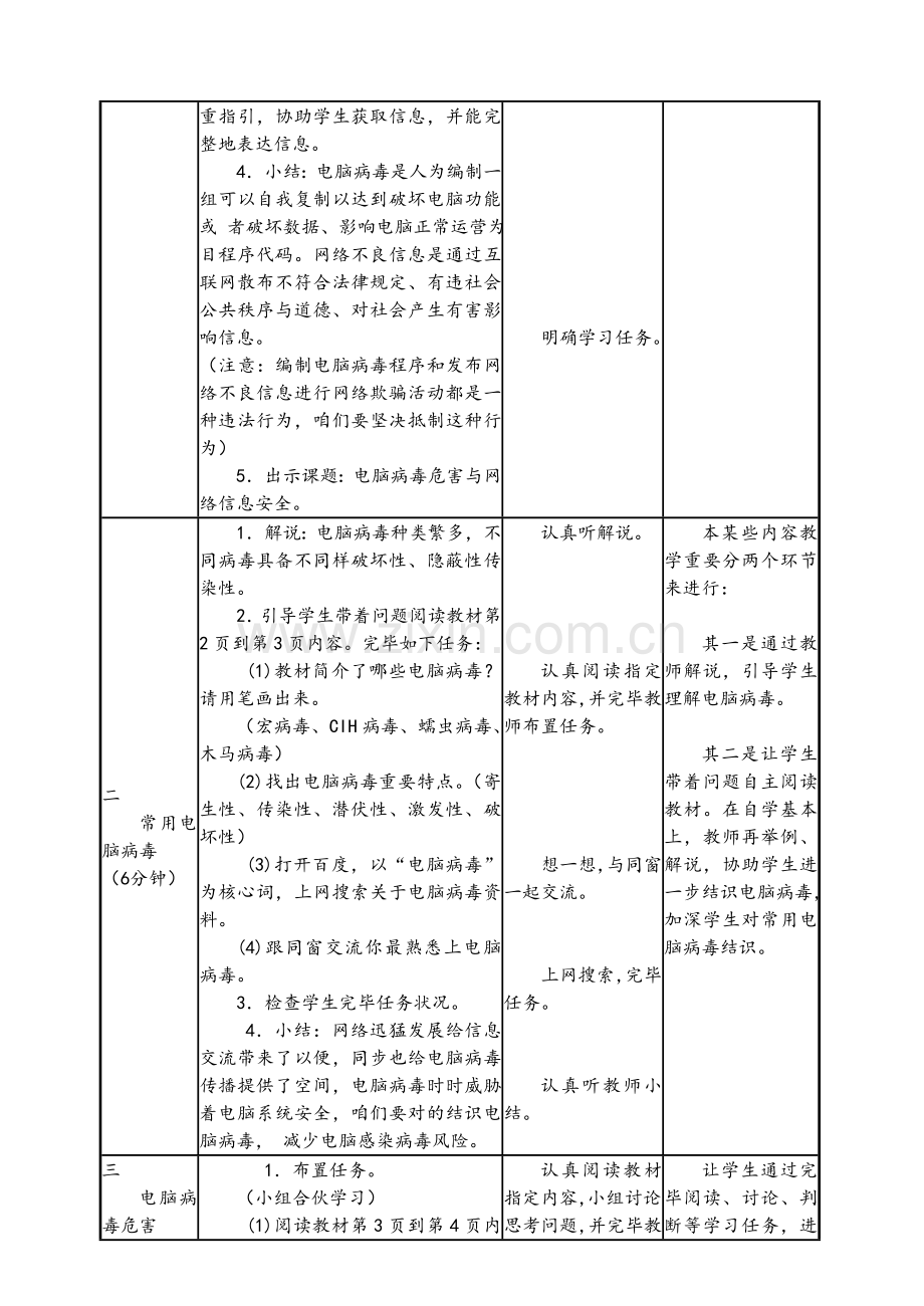 闽教版五年级下册信息关键技术教案带反思.doc_第2页