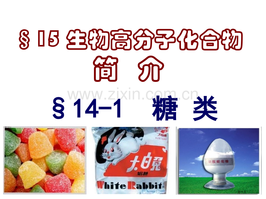 生物高分子化合物省公共课一等奖全国赛课获奖课件.pptx_第1页