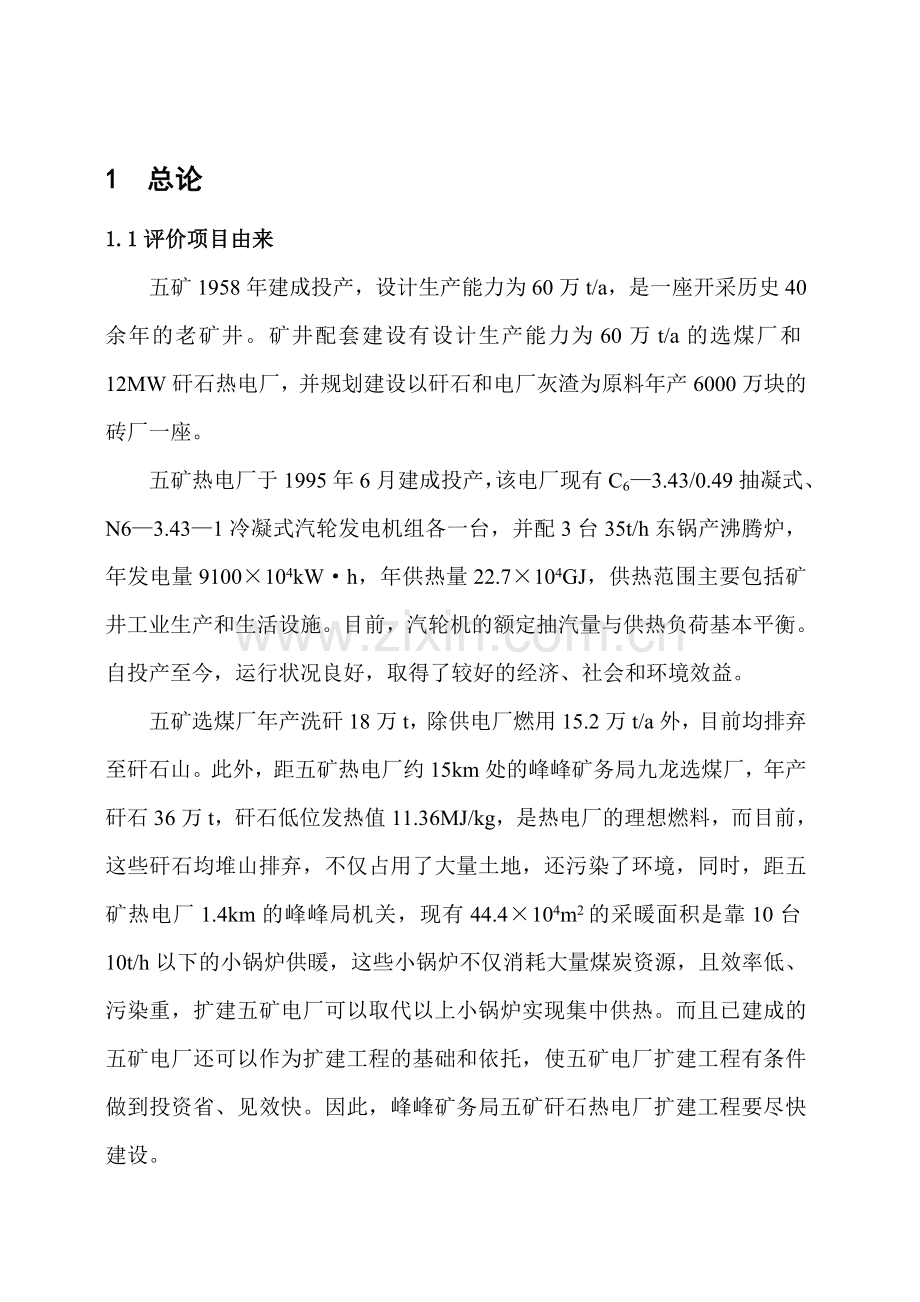 电厂项目环境报告.doc_第1页
