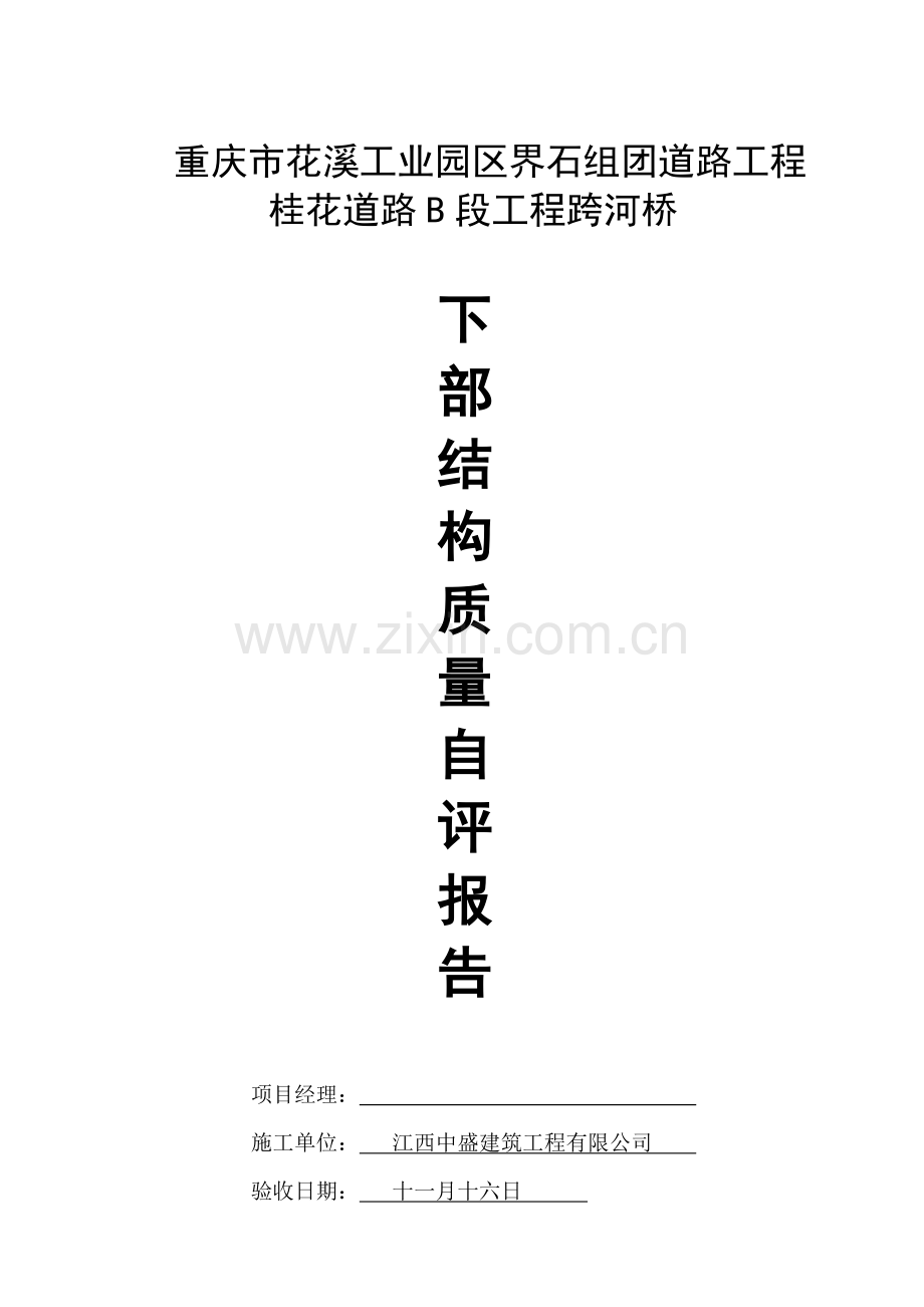 桂花大桥下部结构质量评估基础报告.docx_第1页