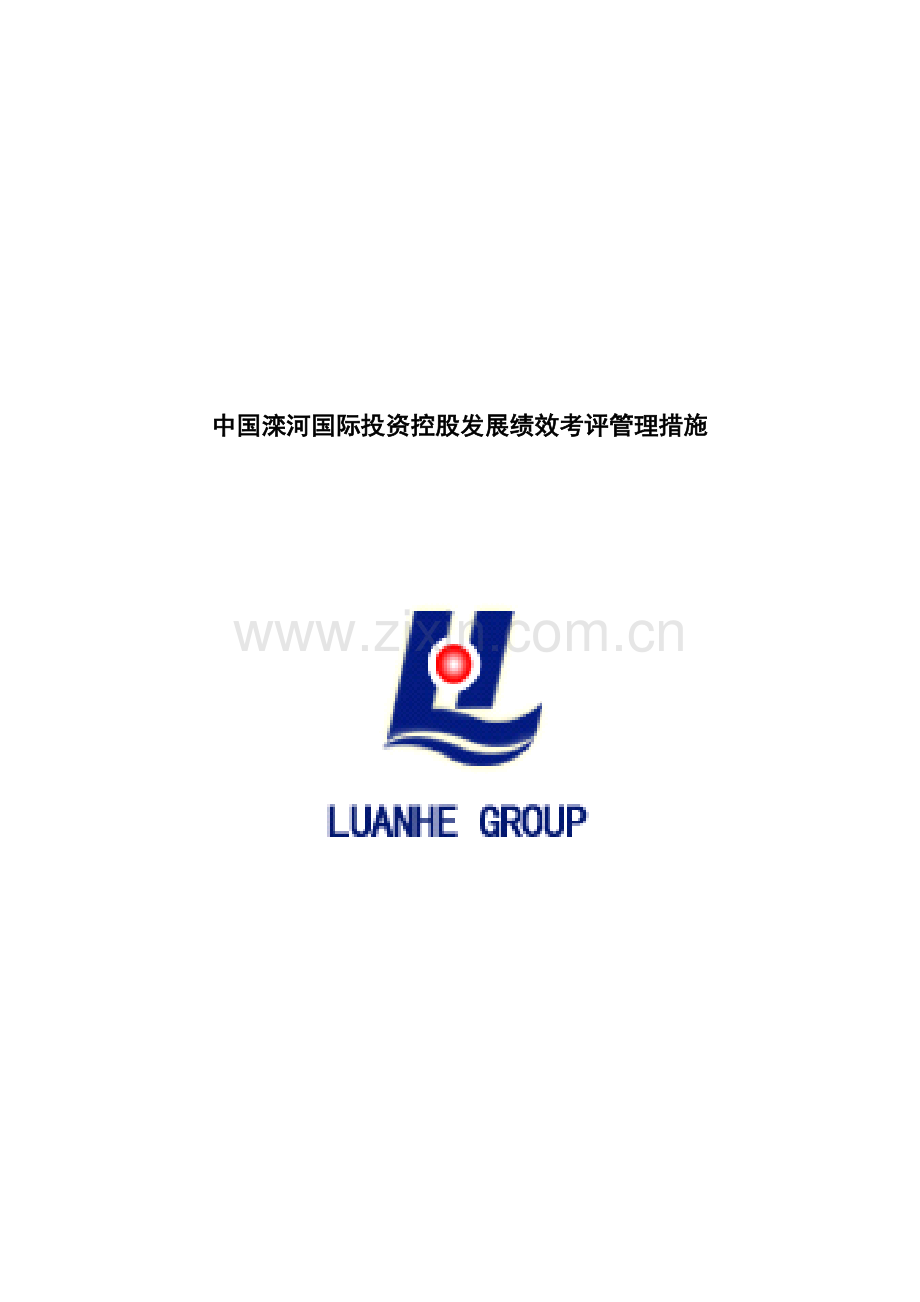 国际投资控股公司绩效考核管理办法模板.doc_第1页