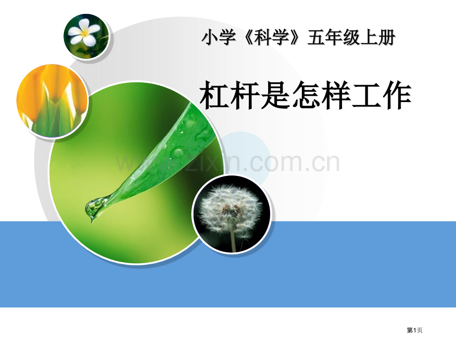 人教版科学五年级上册第三章第2课杠杆是怎样工作的ppt课件1省公开课一等奖新名师比赛一等奖课件.pptx_第1页