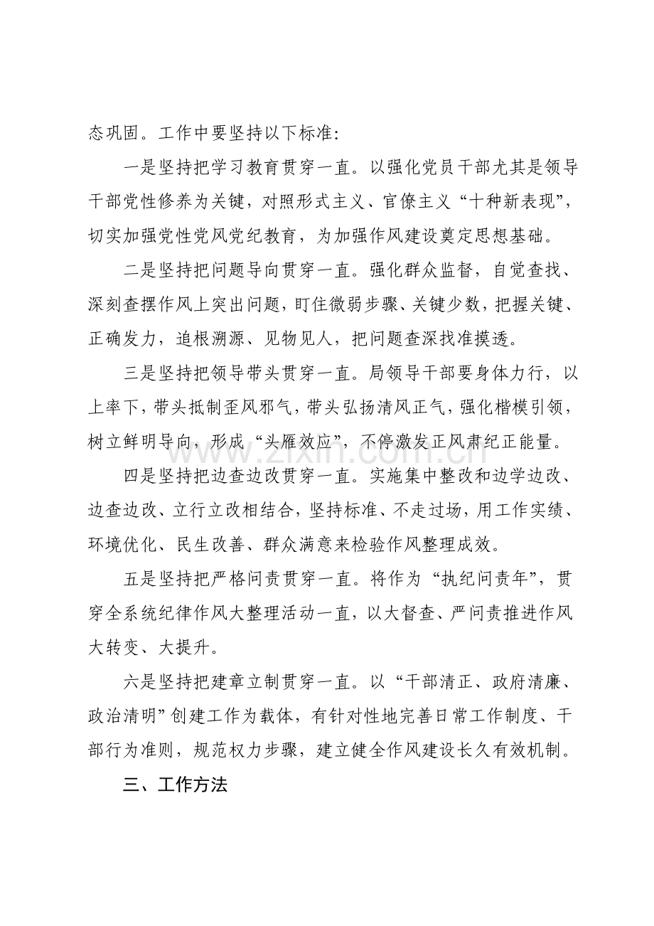 在全系统开展纪律作风大整顿活动实施专业方案.doc_第2页