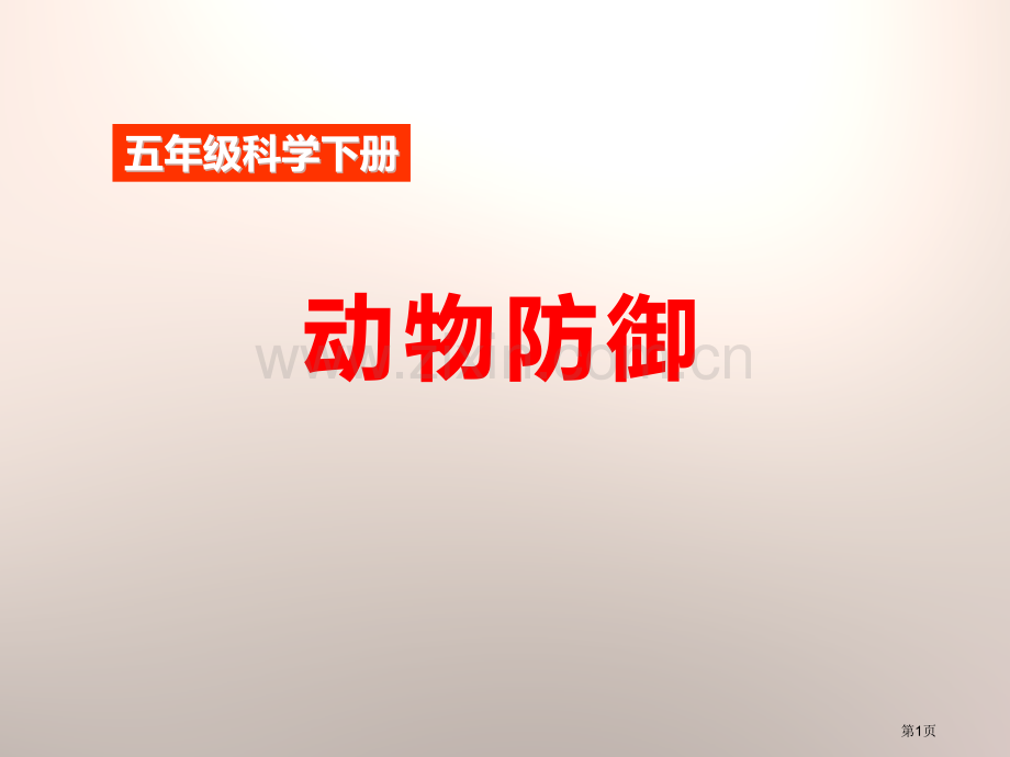 动物的防御课件省公开课一等奖新名师比赛一等奖课件.pptx_第1页
