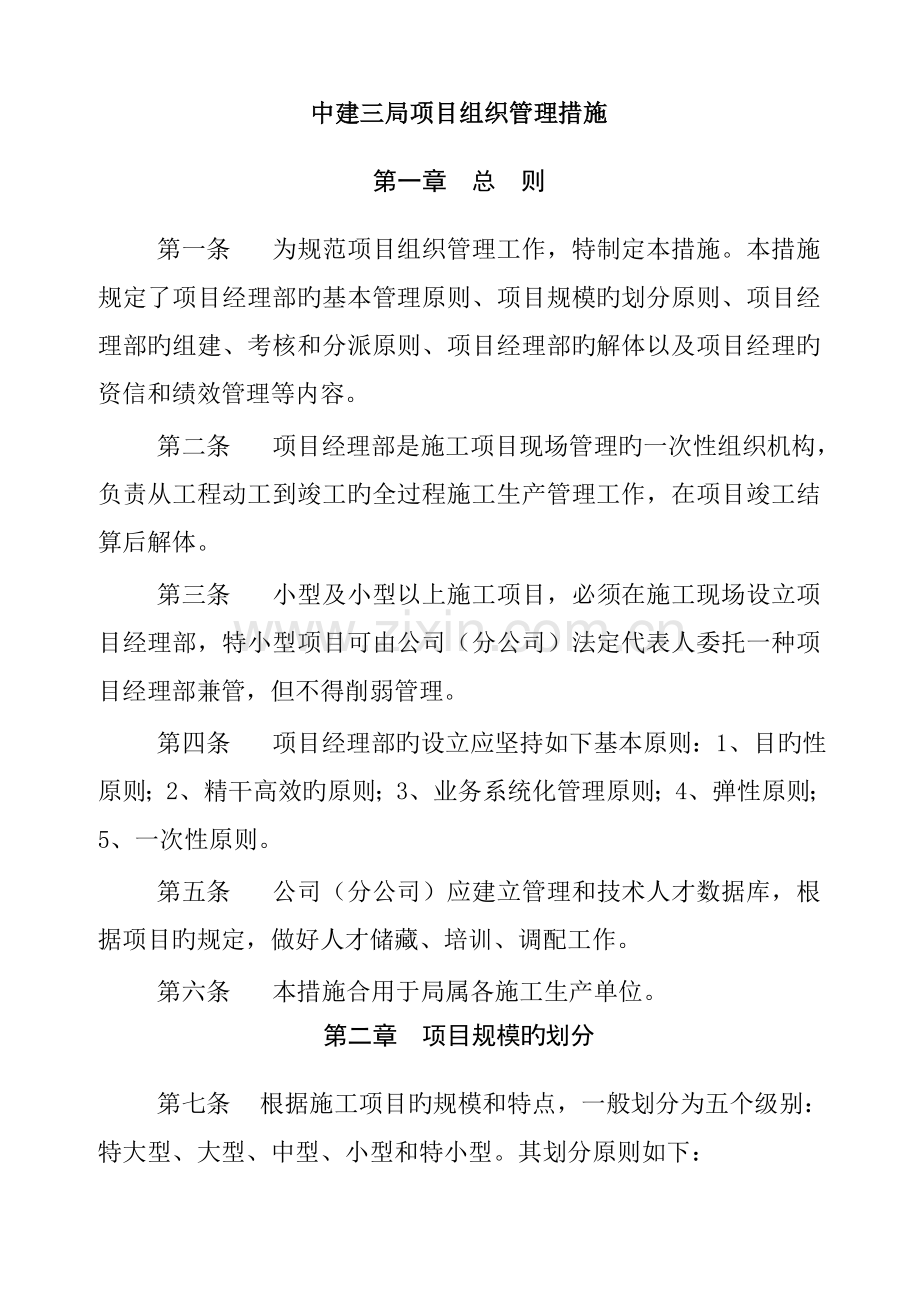专项项目组织管理新版制度模板.docx_第1页