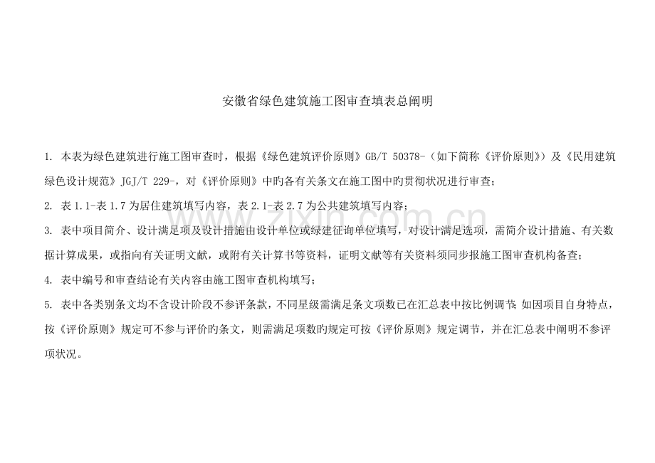安徽省绿色优质建筑综合施工图审查一览表.docx_第2页
