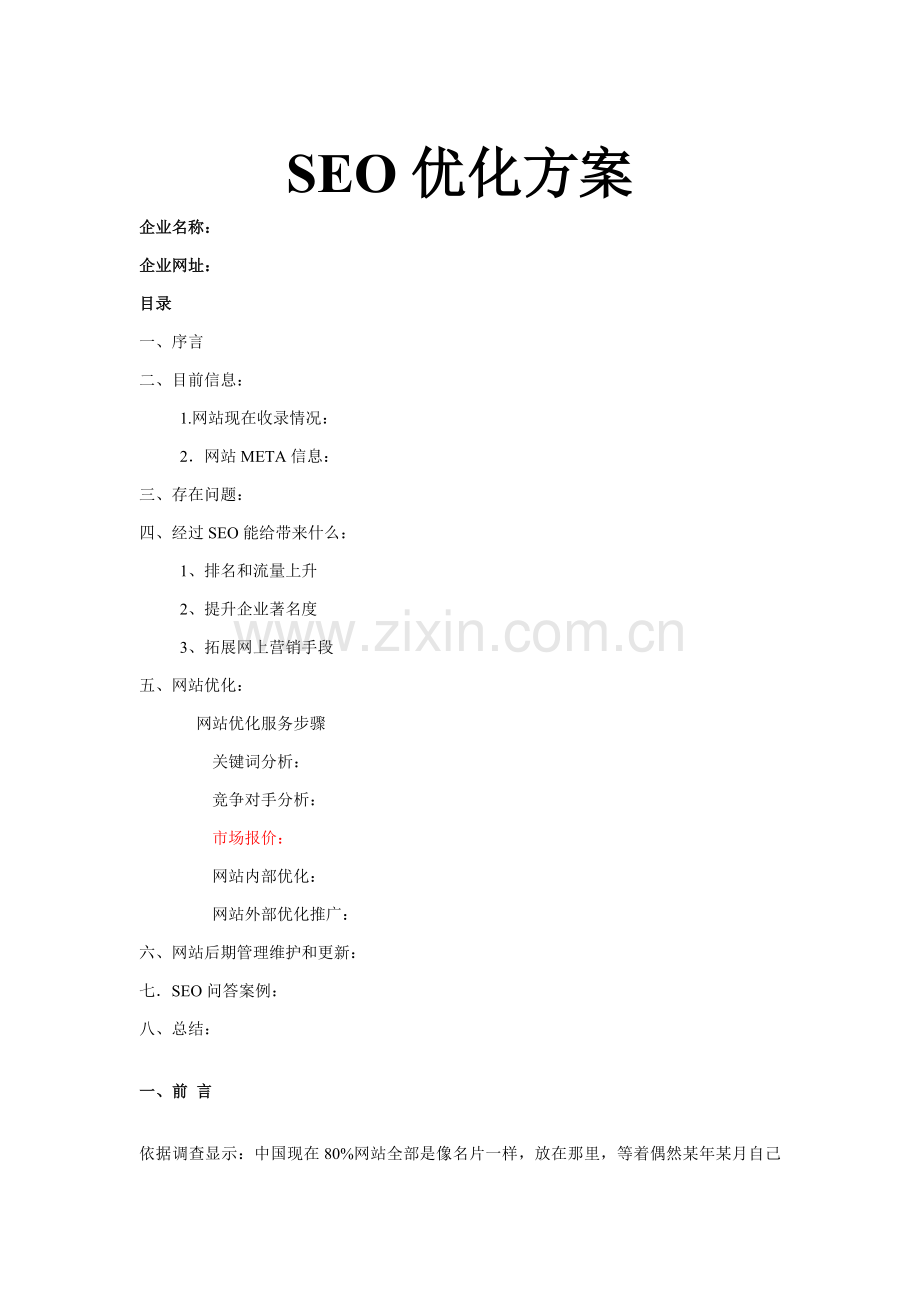 SEO优化专业策划专项方案.doc_第1页
