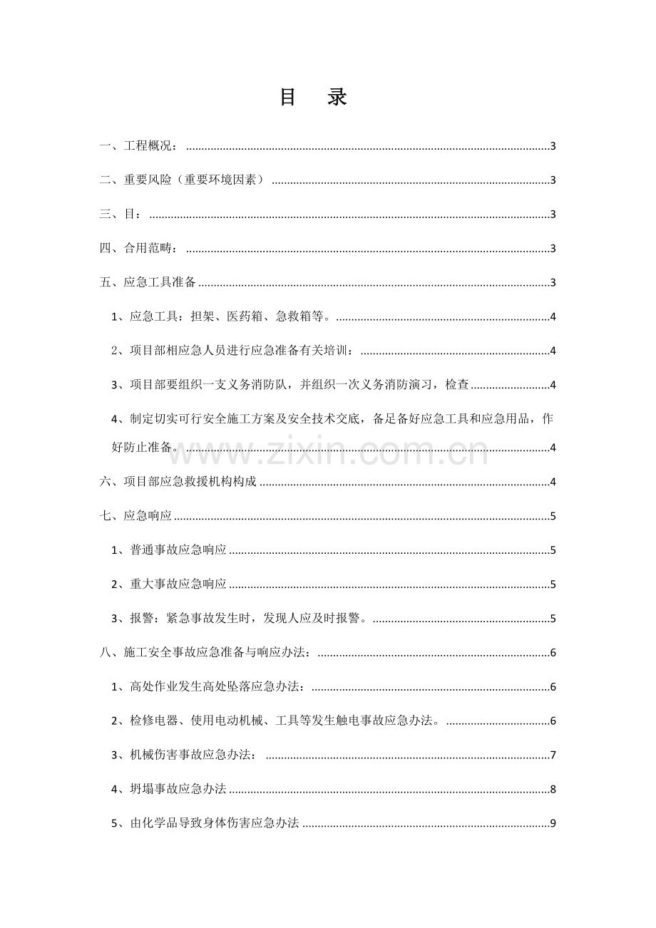 建设综合项目工程综合项目工程安全应急专项预案.doc_第2页