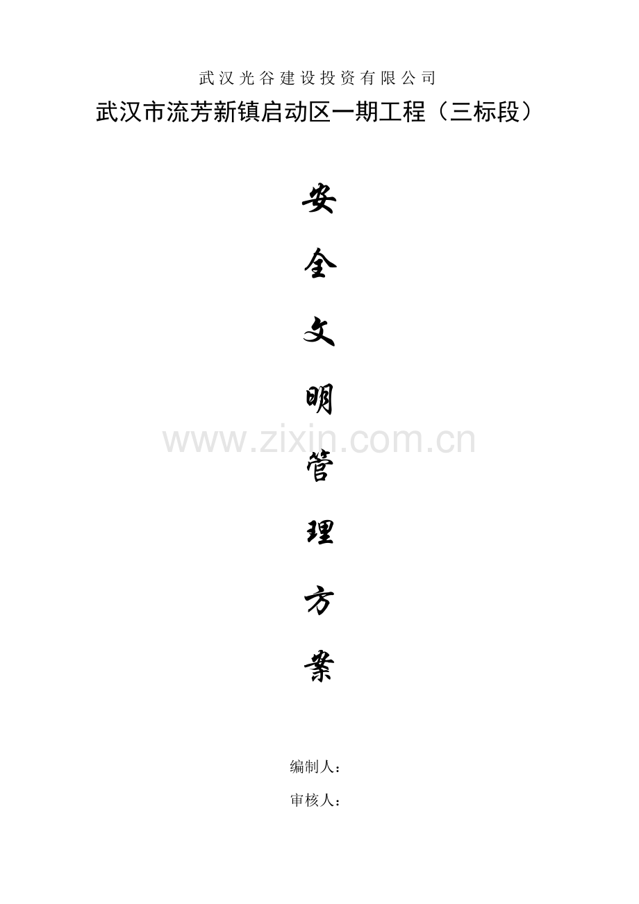 安全文明综合施工专题方案模板.docx_第1页