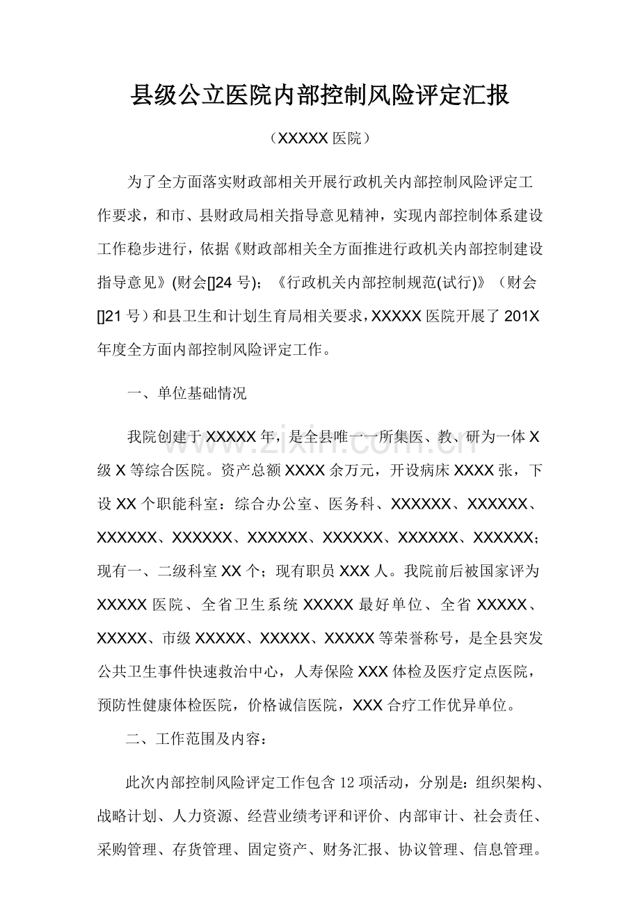 公立医院风险综合评估报告.doc_第1页
