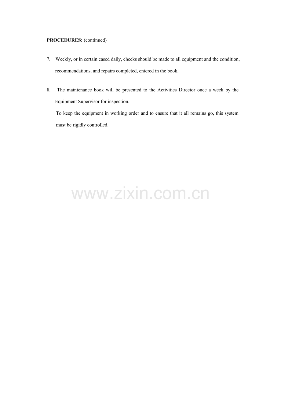 国际著名酒店娱乐部程序英文-(7)模板.doc_第1页