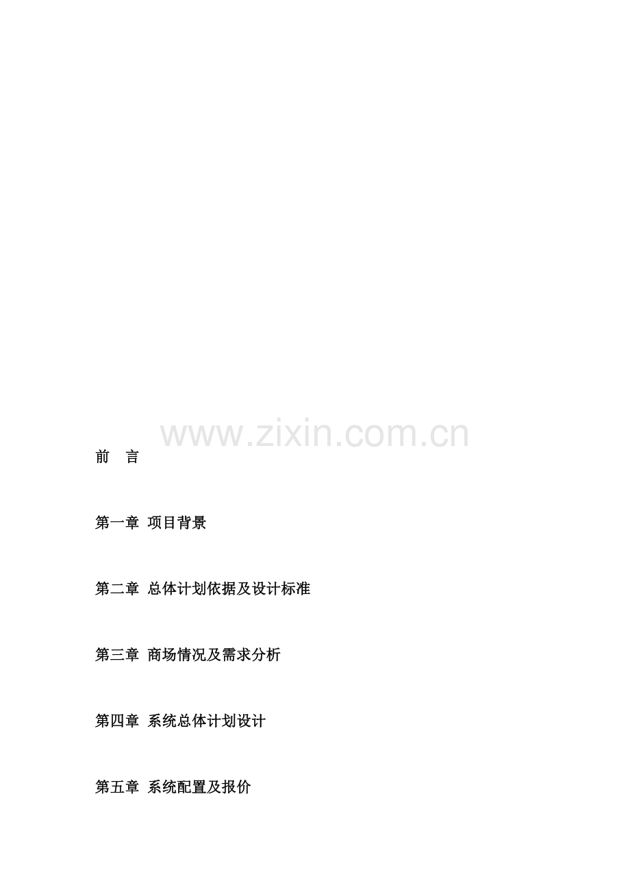 商业集团商业集成管理系统建议书模板.doc_第2页
