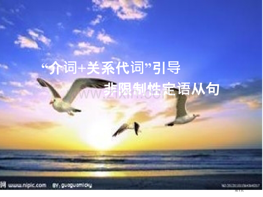 介词前置的定语从句省公共课一等奖全国赛课获奖课件.pptx_第1页