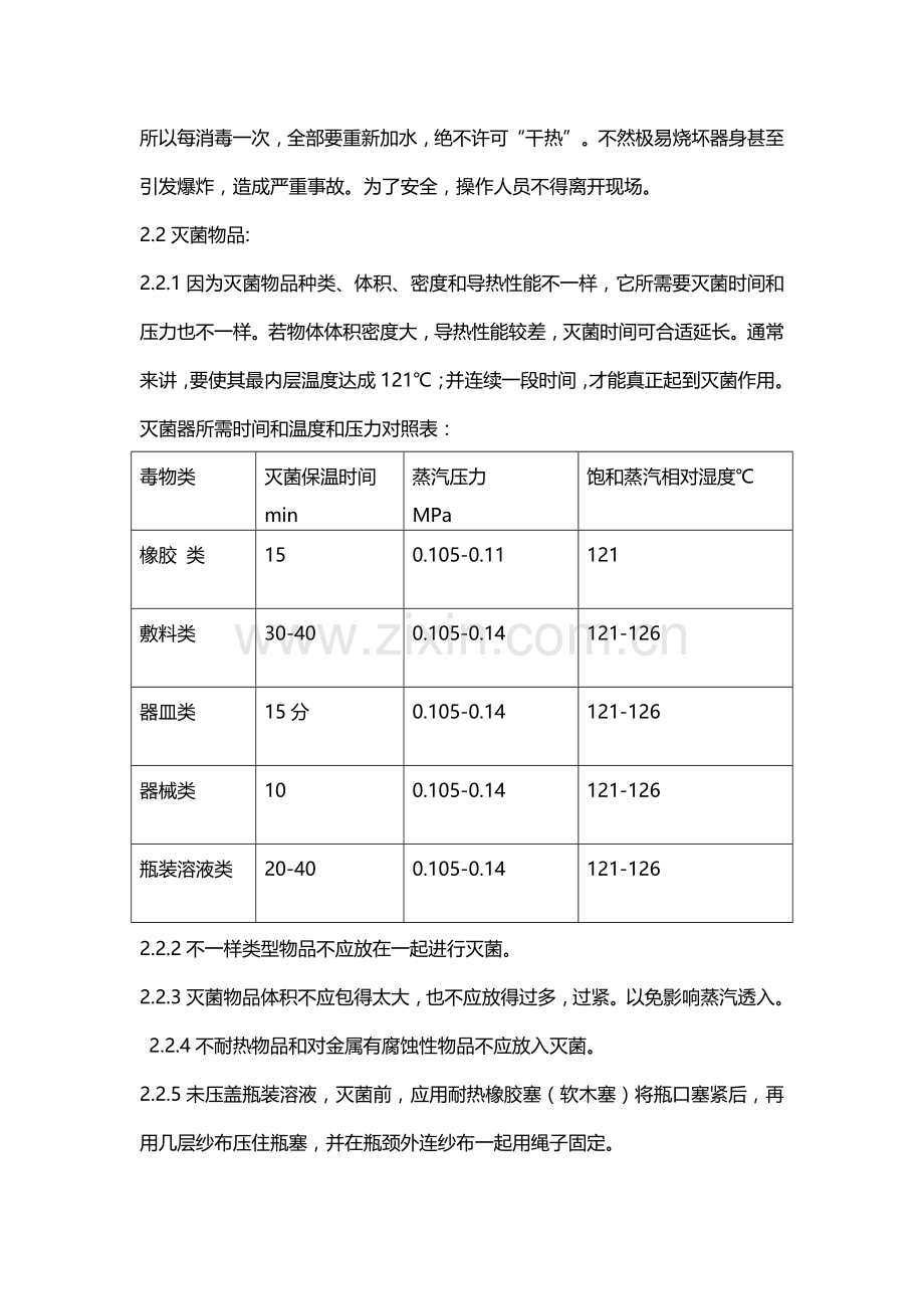 不锈钢手提式压力蒸汽灭菌器统一标准操作作业规程.doc_第2页