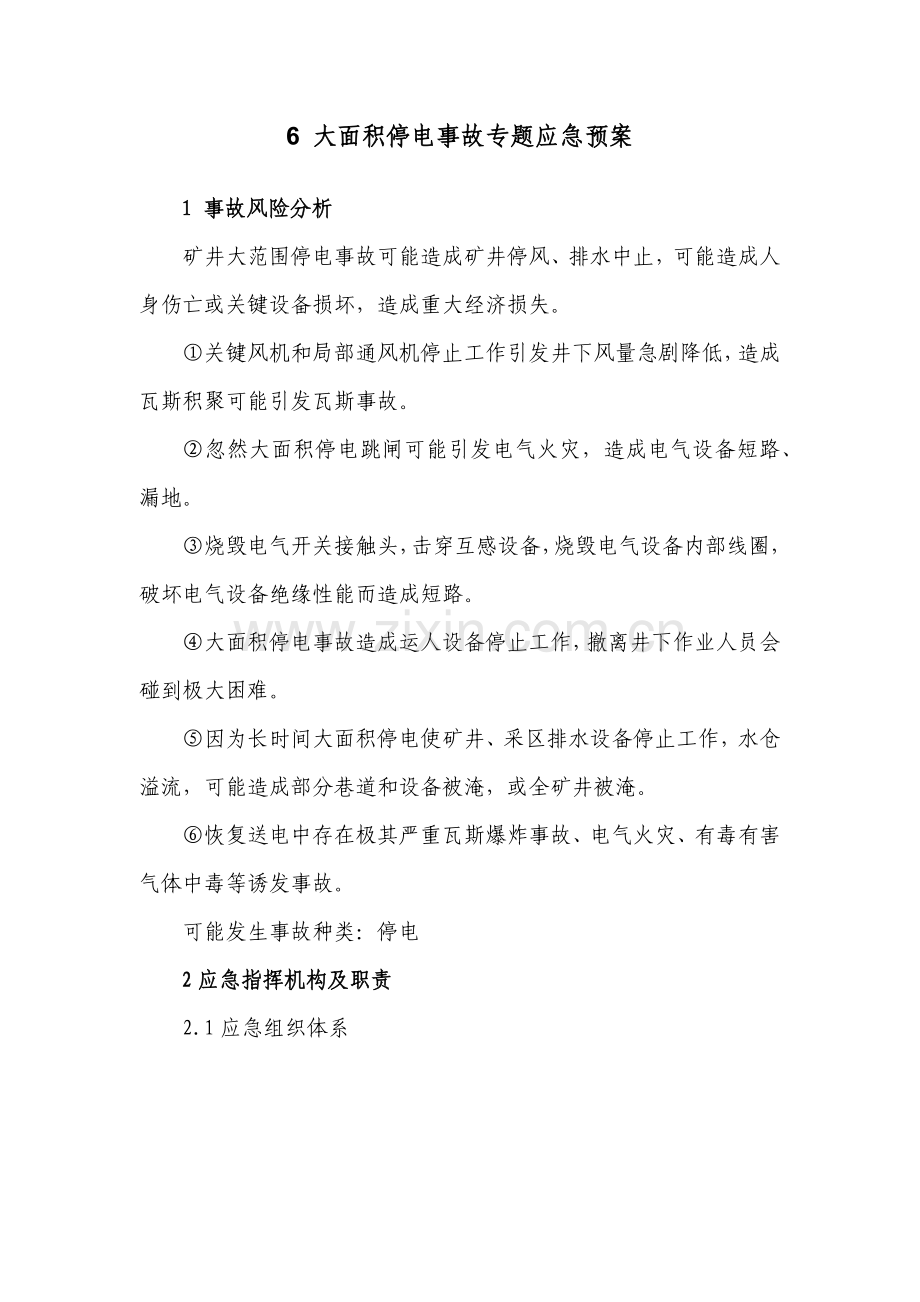 大面积停电应急专项预案.docx_第1页