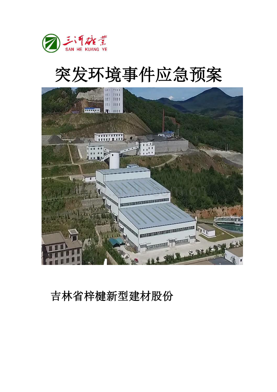 尾矿库突发环境事件应急专项预案.doc_第1页