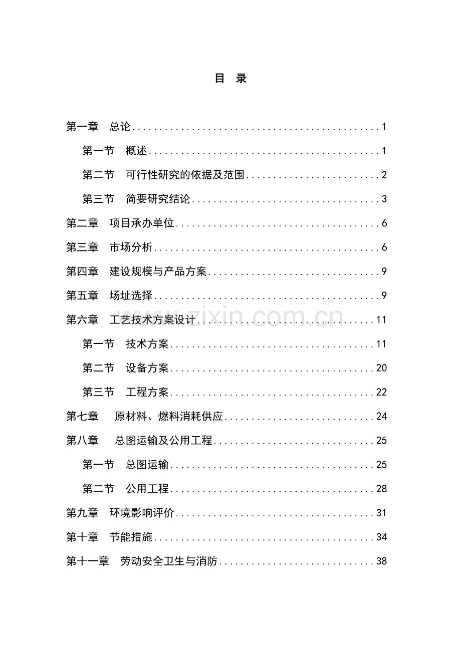 服装加工生产线项目项目可行性研究报告书.doc_第1页