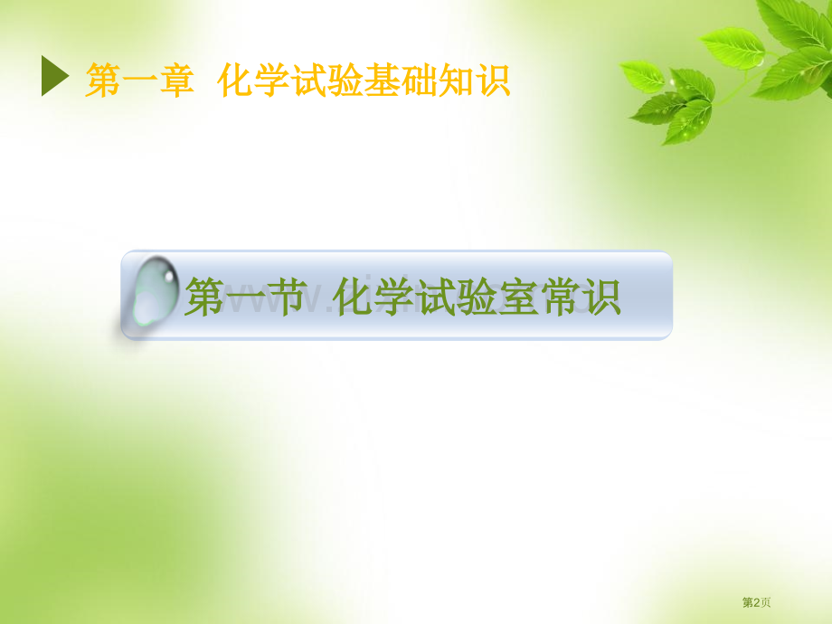 化学实验基础省公共课一等奖全国赛课获奖课件.pptx_第2页