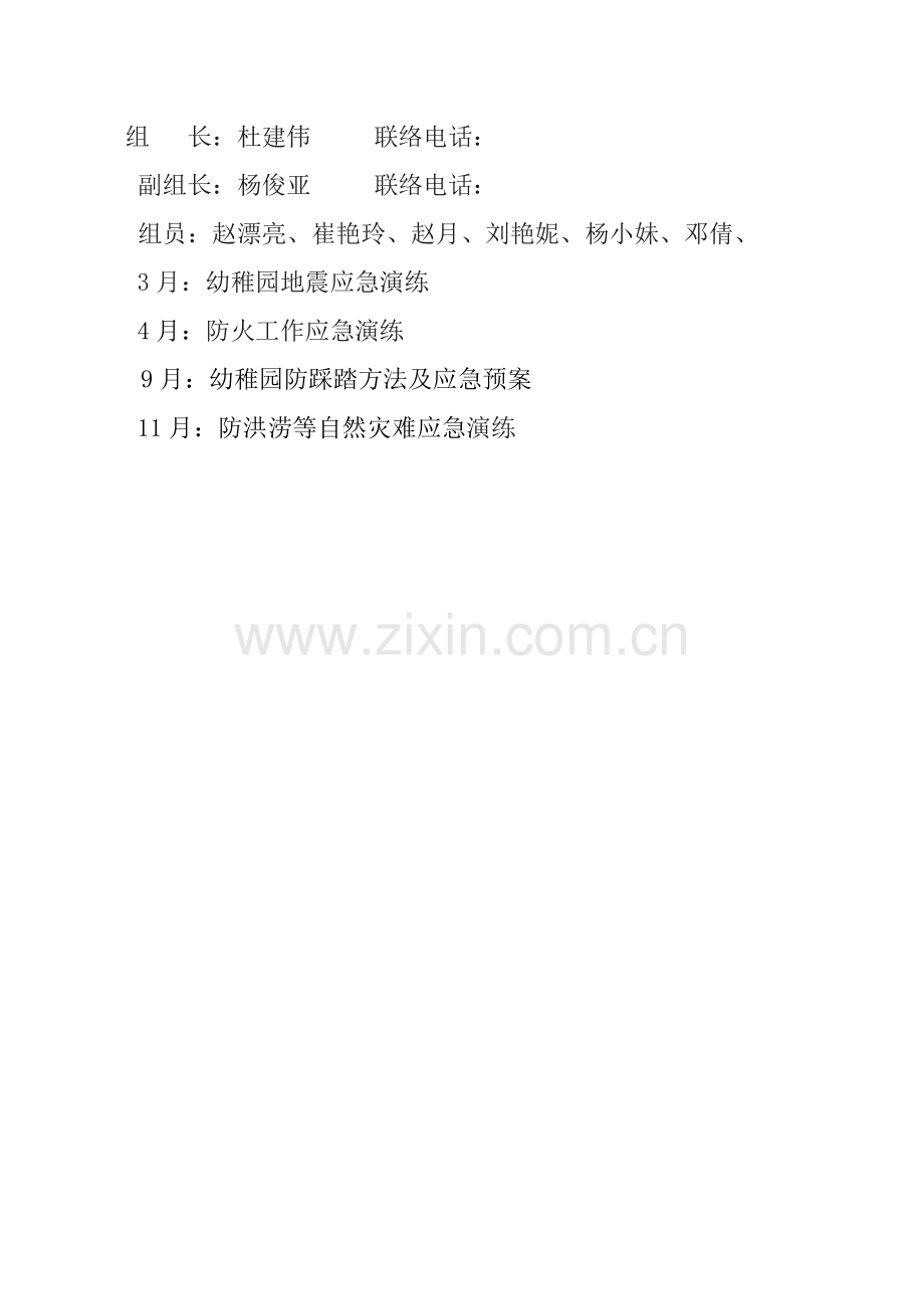 幼儿园各类应急专题预案.doc_第2页