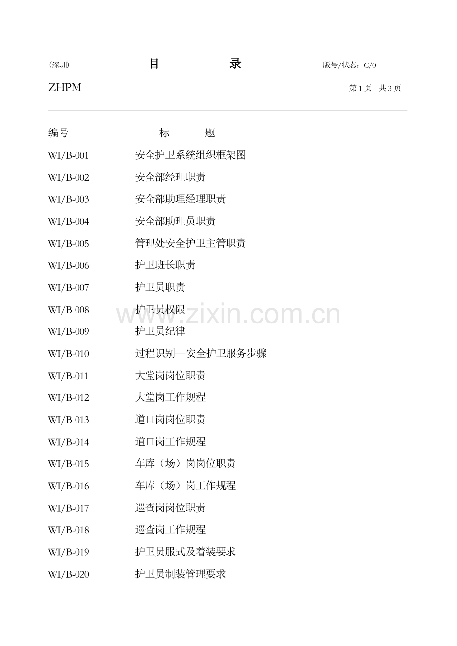 中海物业安全护卫工作手册模板.doc_第2页