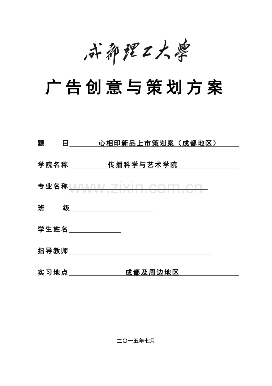 心相印新品上市策划案.docx_第1页
