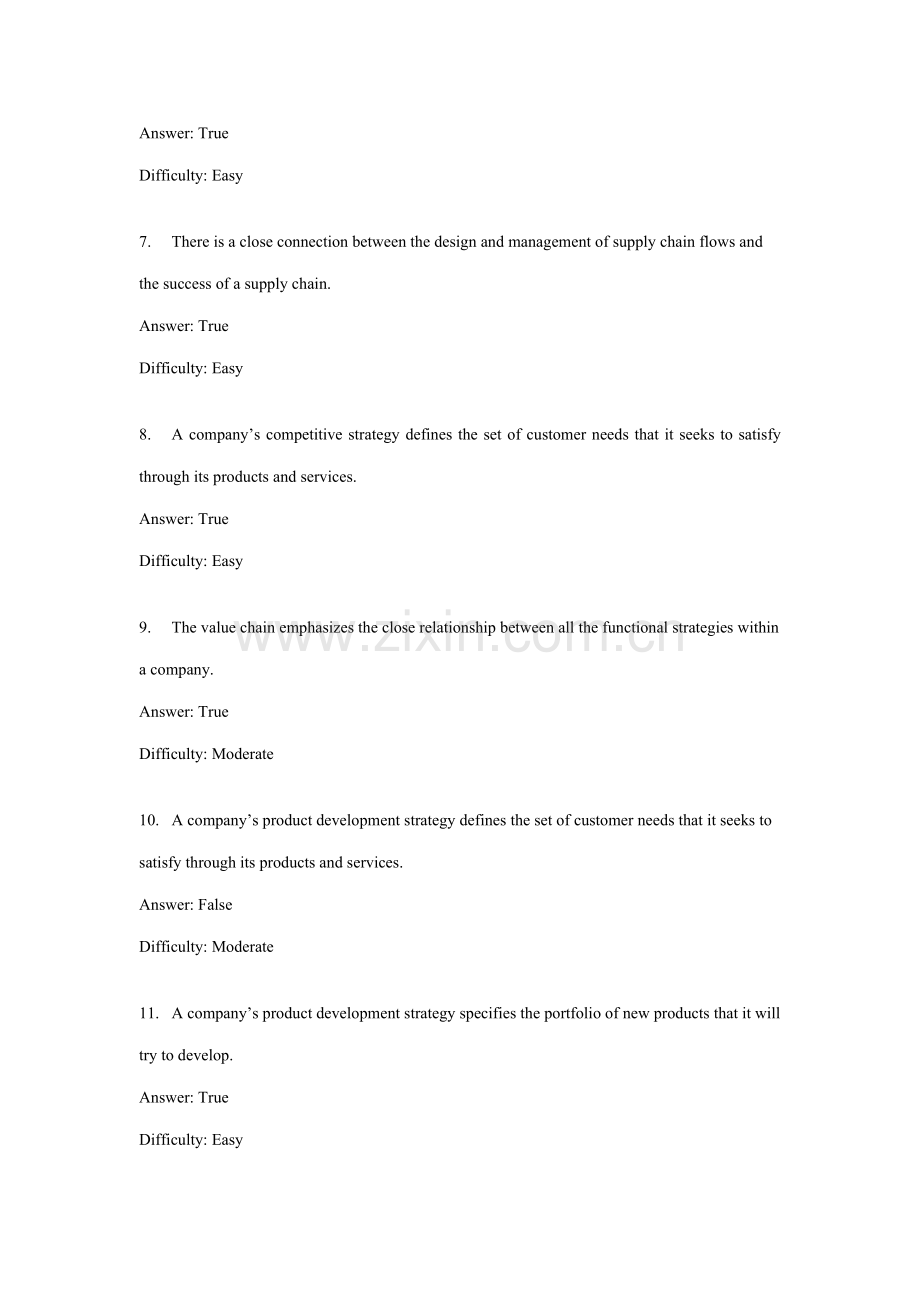 SCM供应链综合管理练习(英文版).docx_第2页