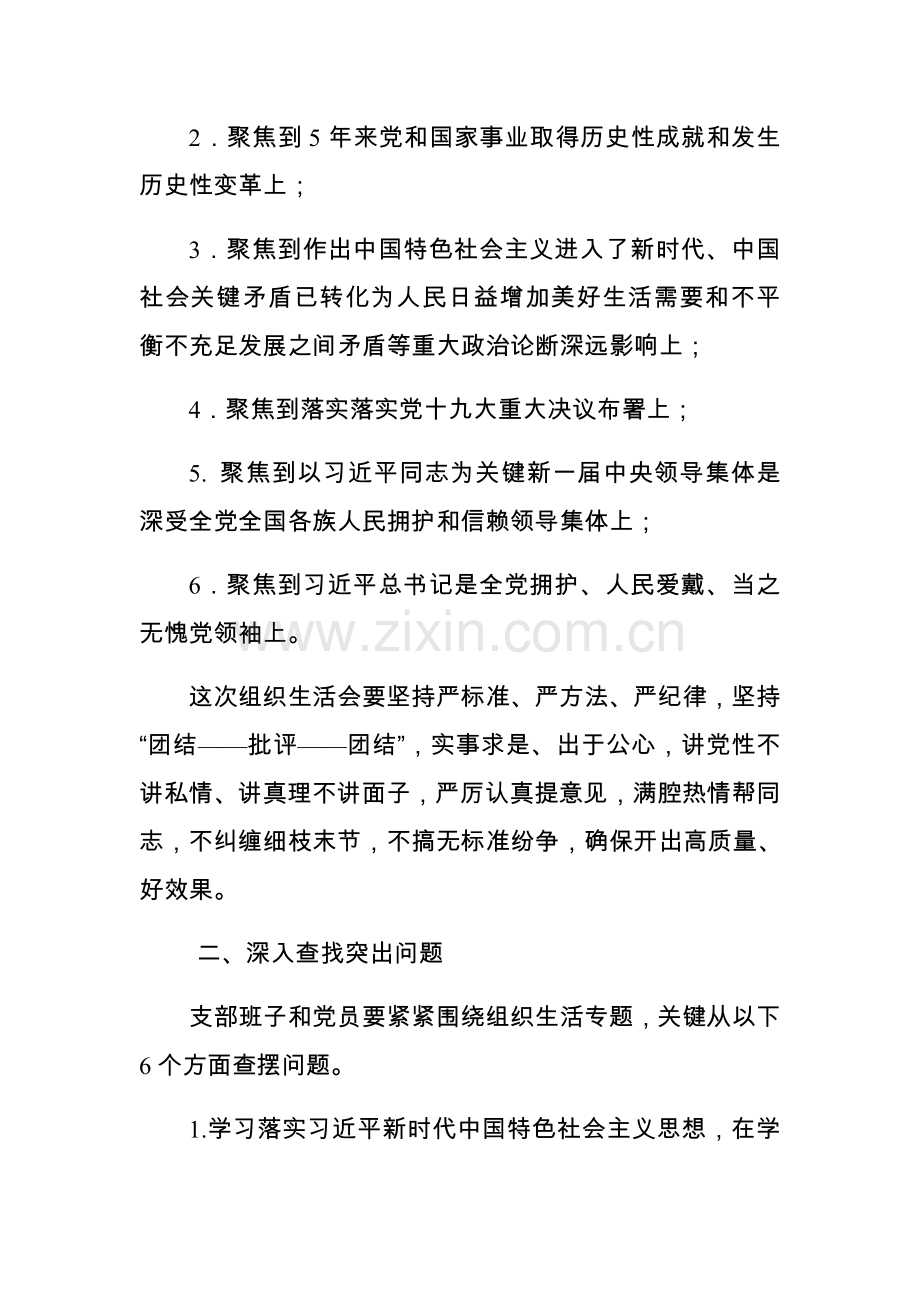 党支部组织生活会工作专业方案.docx_第2页