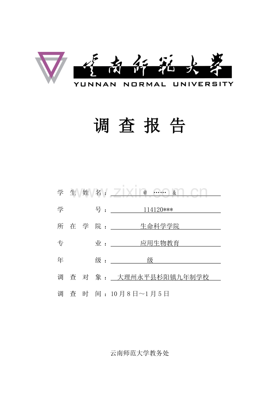 教育实习调查分析报告.doc_第1页