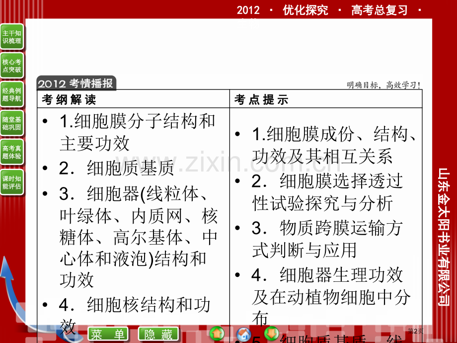 大纲生物专业知识讲座省公共课一等奖全国赛课获奖课件.pptx_第2页