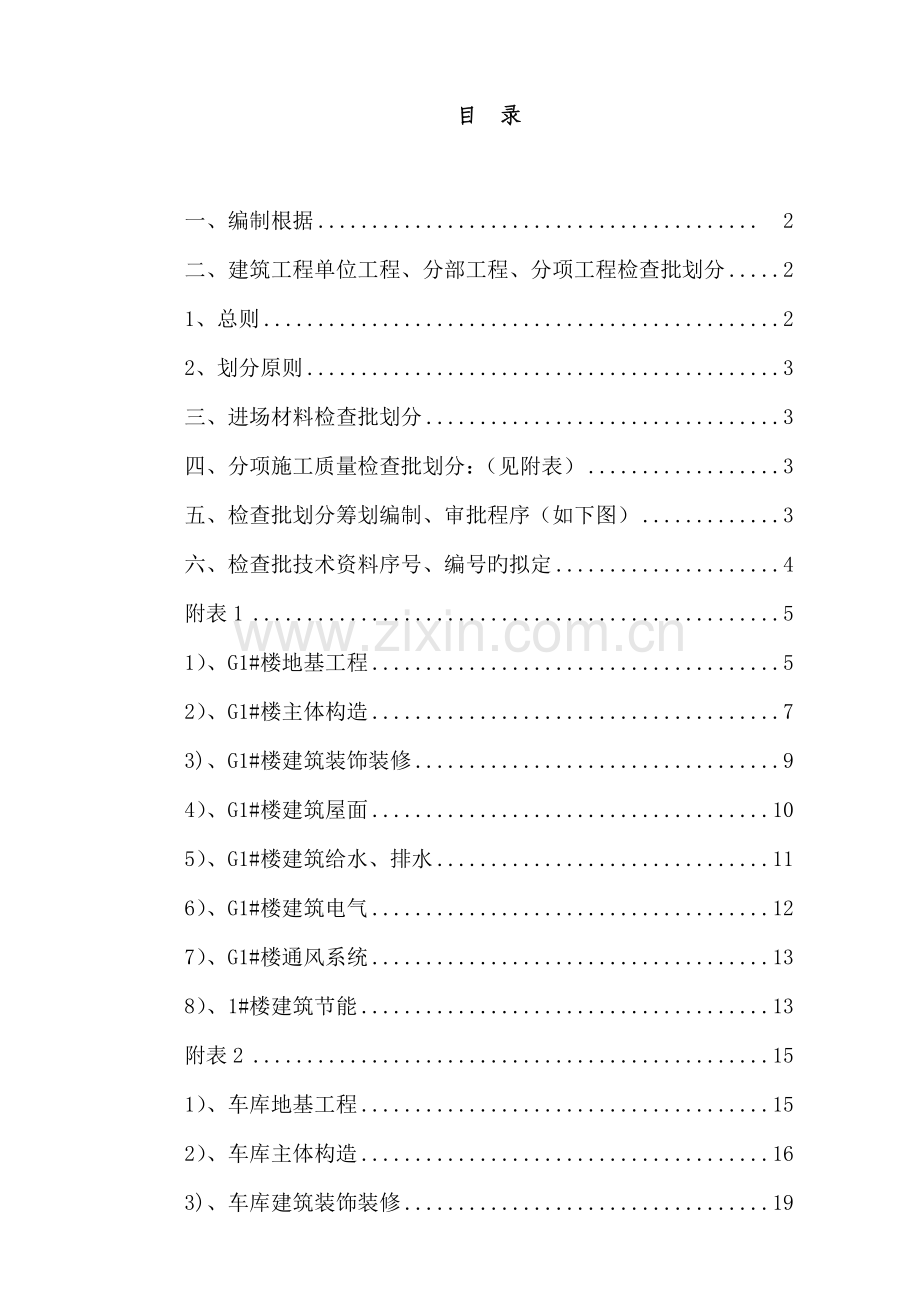 单位分部分项划分专题方案.docx_第1页