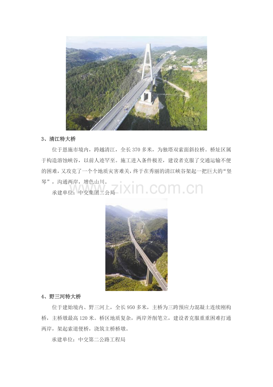 沪渝高速公路上的各类桥梁和隧道.doc_第2页