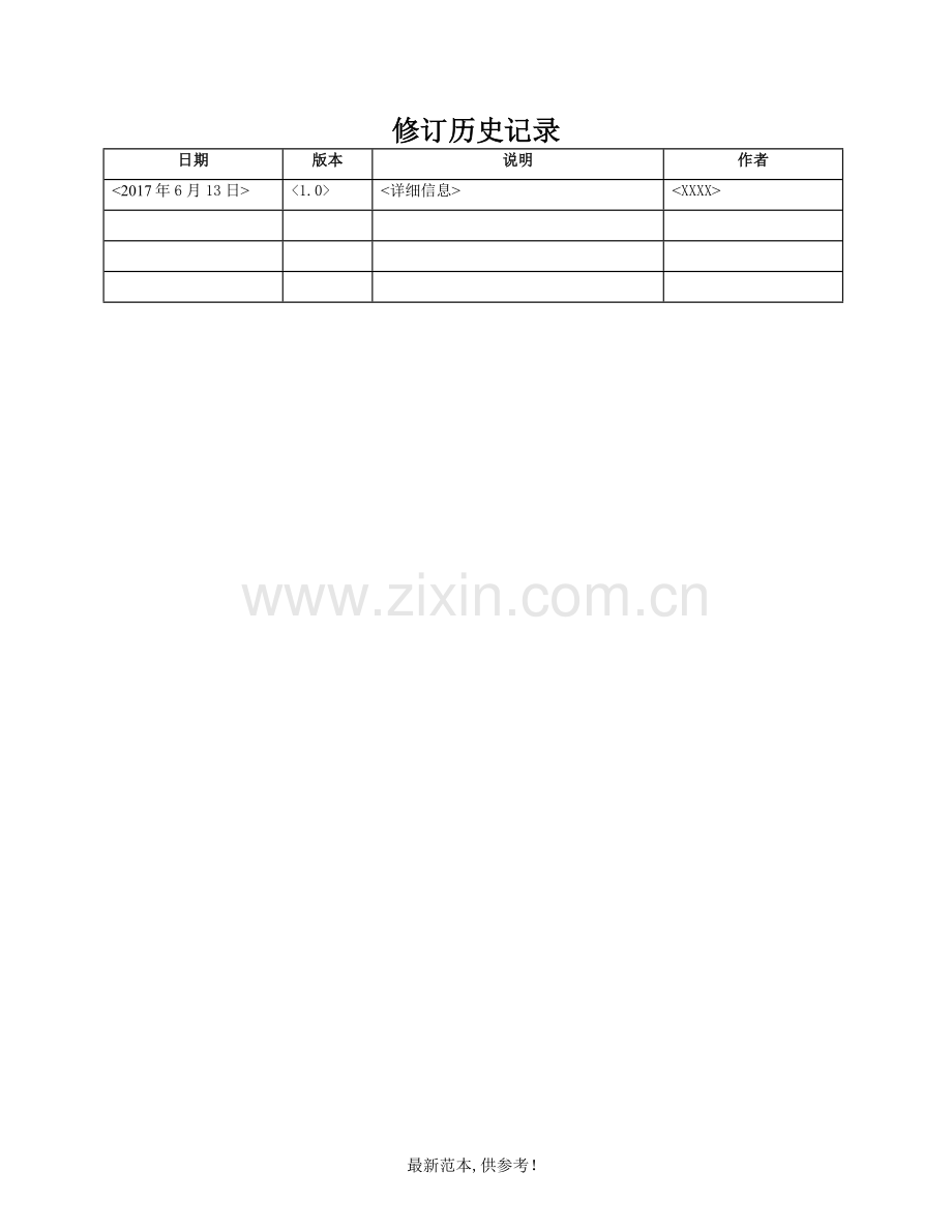 测试评审报告模板.doc_第2页