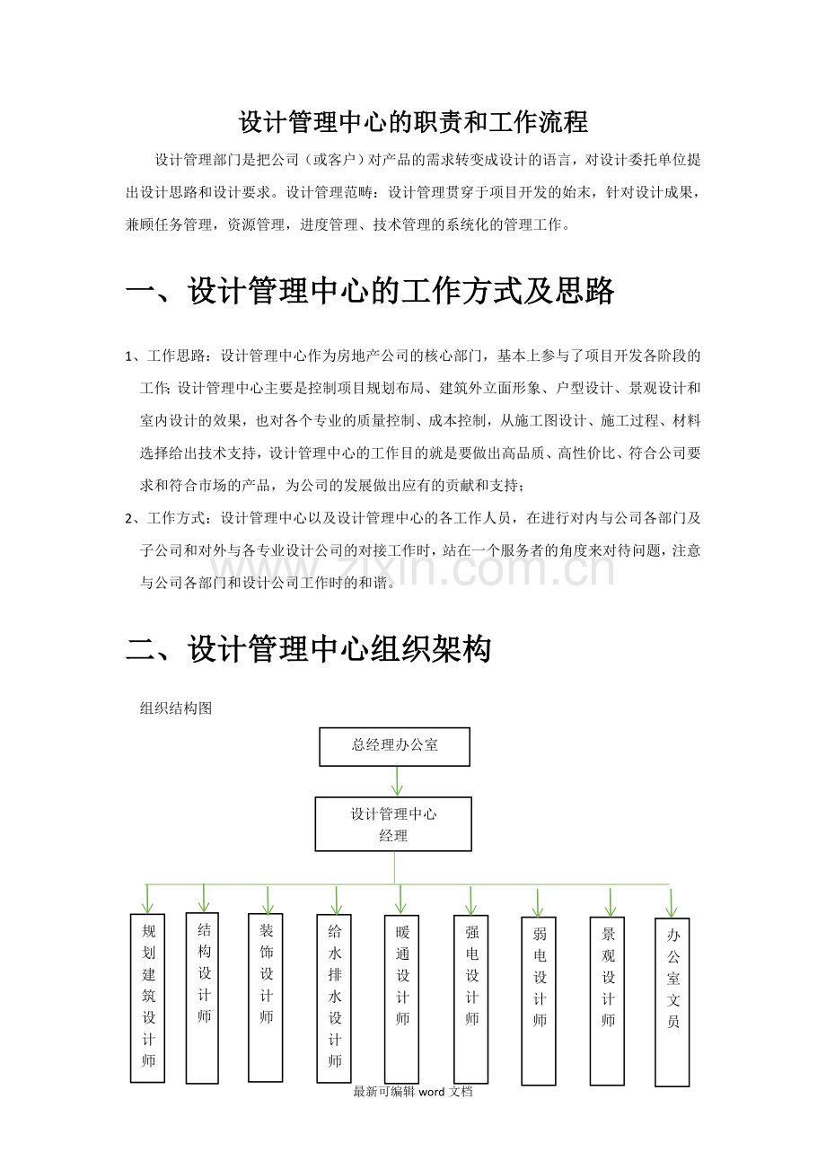 设计管理部门职责和工作流程.doc_第2页