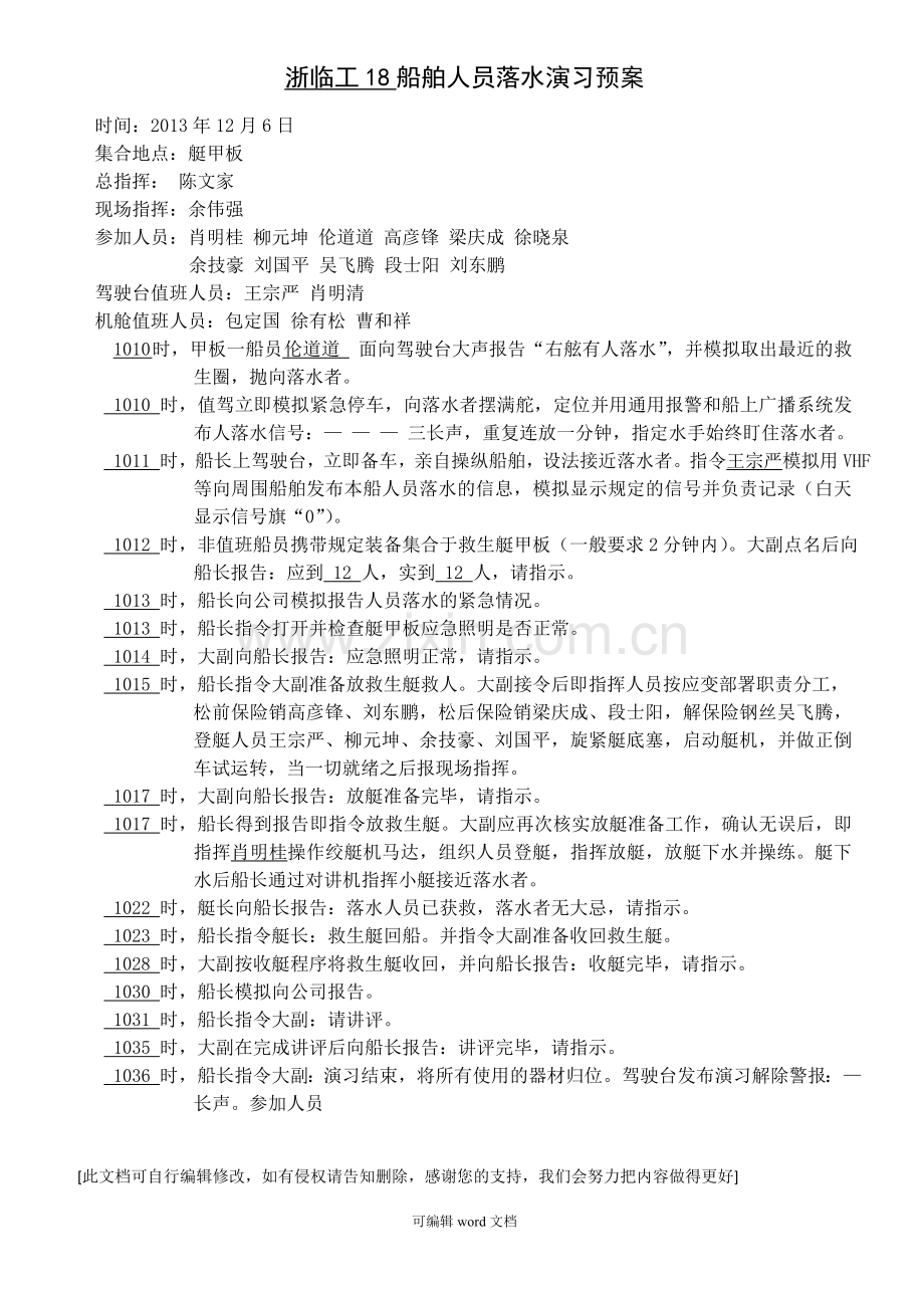 船舶消防演习预案.doc_第2页