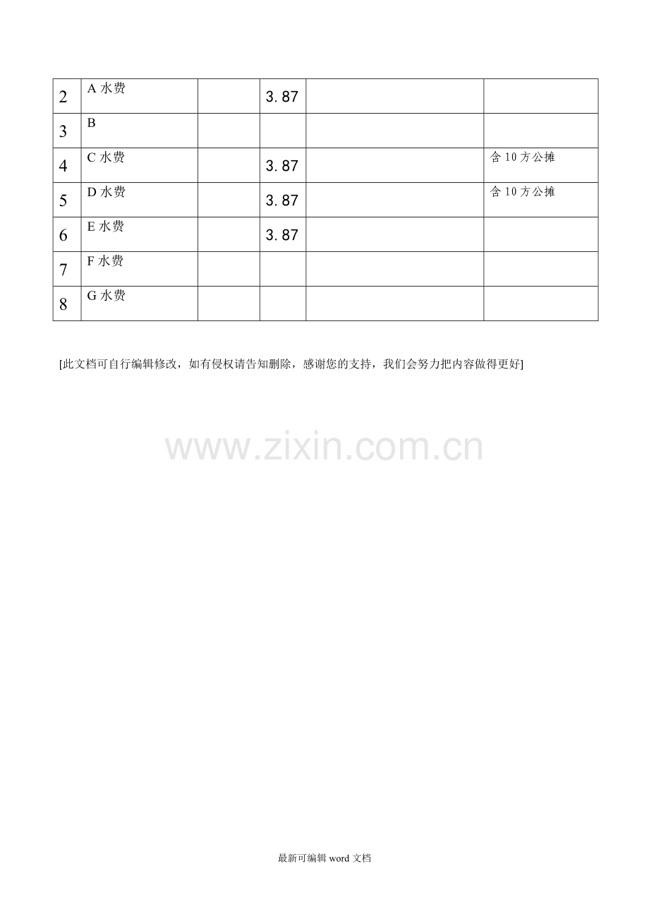 水电费分割单.doc_第2页