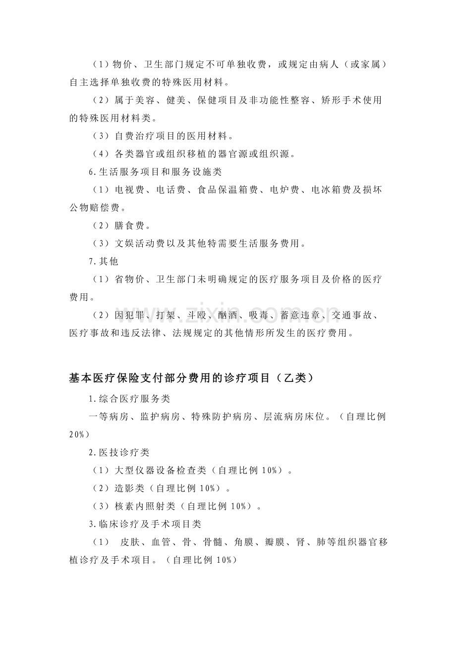 公开基本医疗保障支付项目.doc_第2页