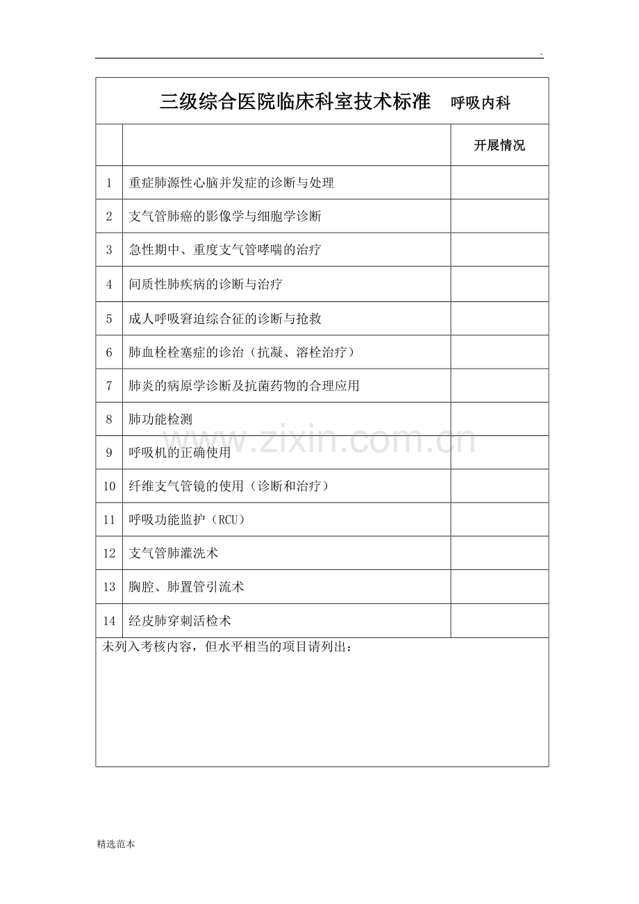 三级医院临床技术标准.doc_第2页