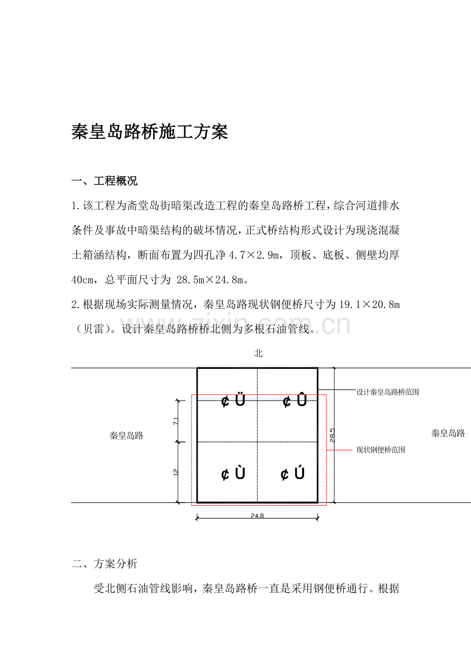 秦皇岛路桥施工方案5.21.doc_第1页