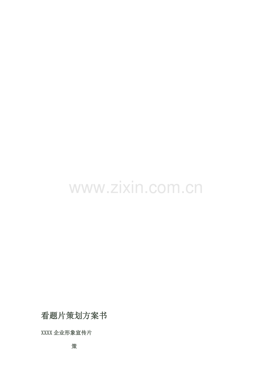 专题片策划方案书.doc_第1页