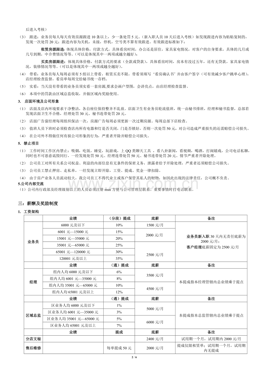 中小型房地产经纪公司管理制度--2012.doc_第2页
