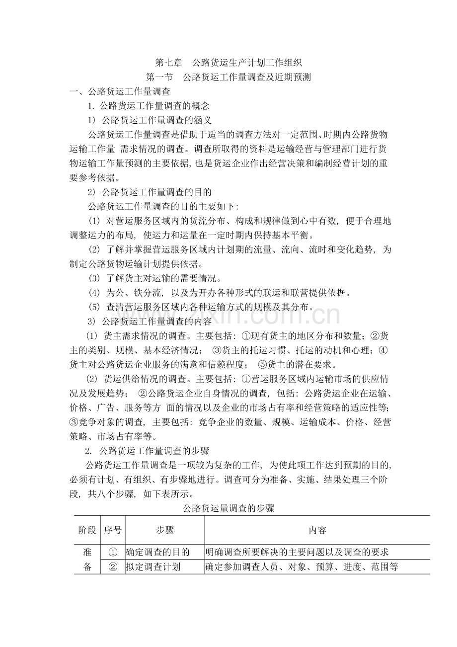 第七章--公路货运生产计划工作组织.doc_第1页