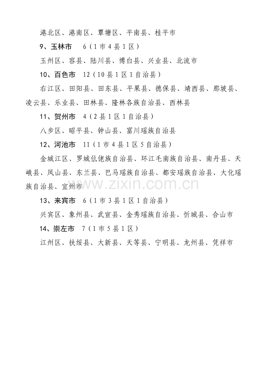 广西各市、县一览表.doc_第2页