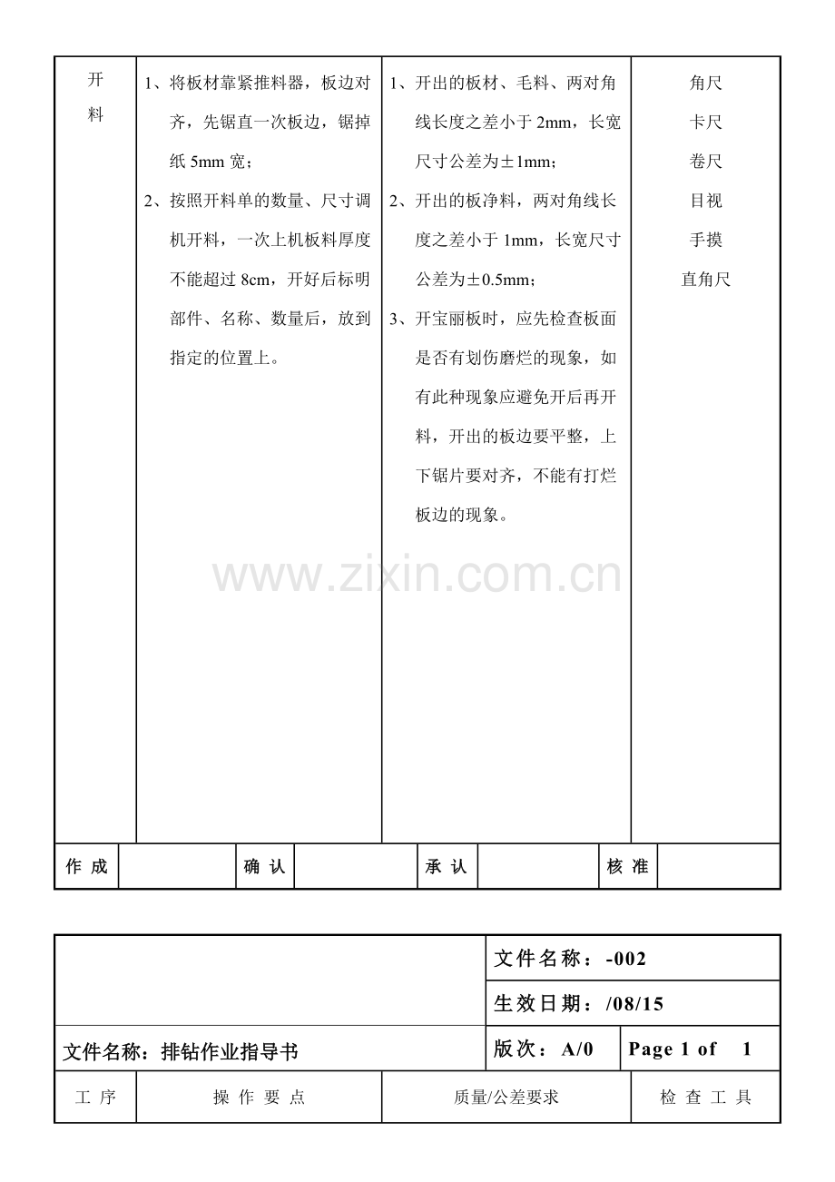 家具生产作业指导书.doc_第2页